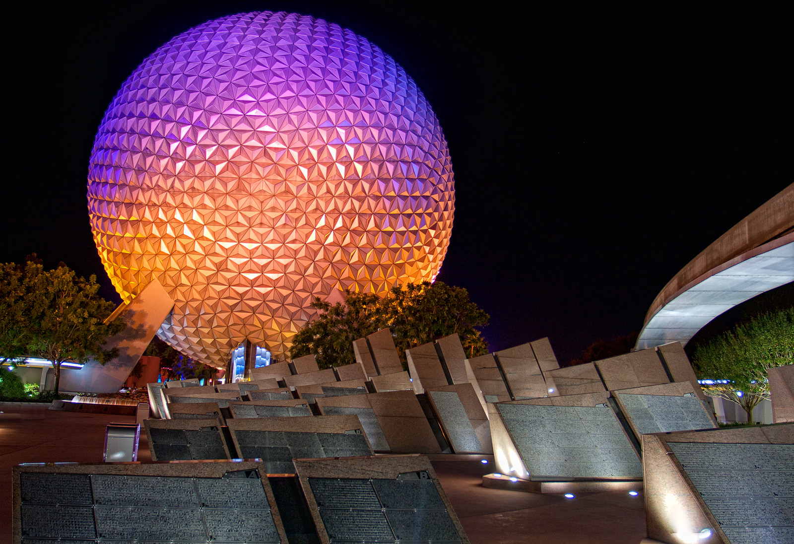Epcot Ball and Plaques