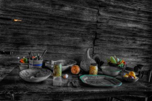 On the Table Selective Color - Yates House