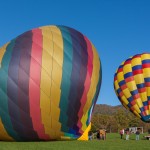 Hot Air Balloons Inflating