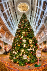 Grand Floridian Hotel Christmas Tree