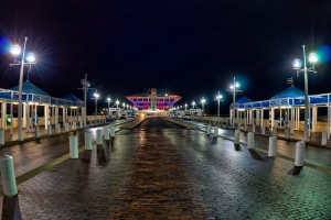 Pier Approach at Night