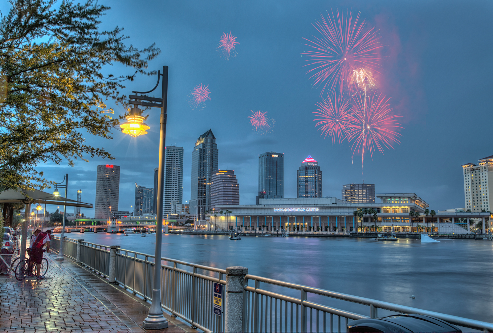 Fourth of July Fireworks, Channelside Matthew Paulson Photography