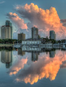 Cool Clouds with Reflection