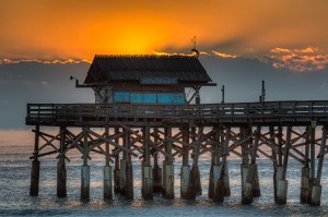 Cocoa Beach Pier - Mai Tiki Bar Sunrise