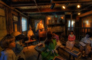 Oldest Wooden Schoolhouse Classroom