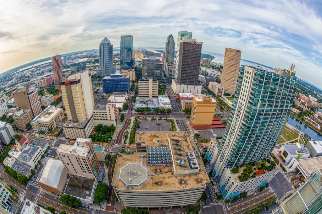 Downtown Tampa View from Atop the Element