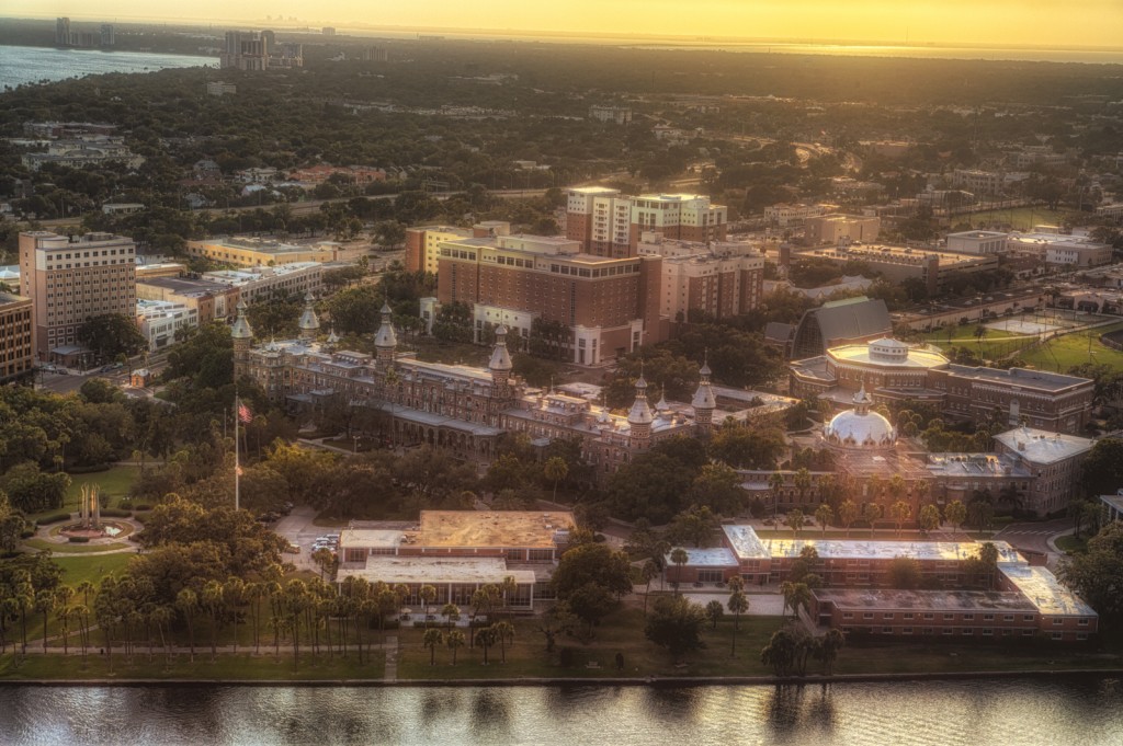 University of Tampa Sunset Glow