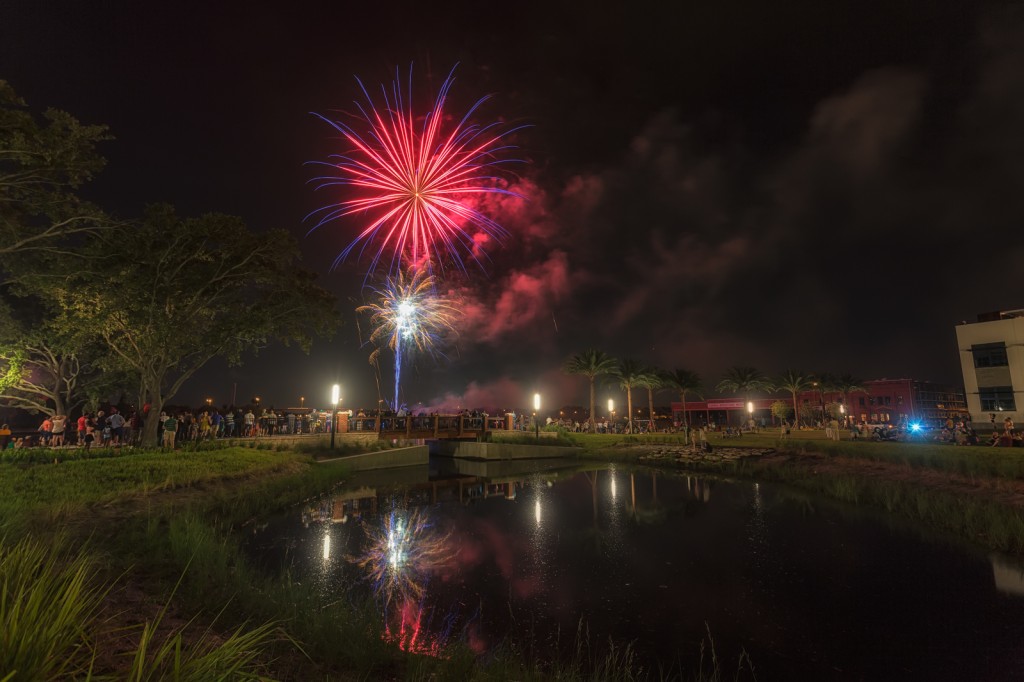 Waterworks Park Fireworks 12, Tampa, Florida 
