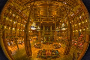 Wilderness Lodge Towards the Entrance