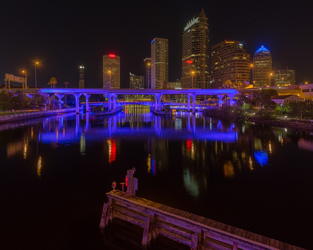Platt Street Bridge View Wide Reedit, Tampa, Florida