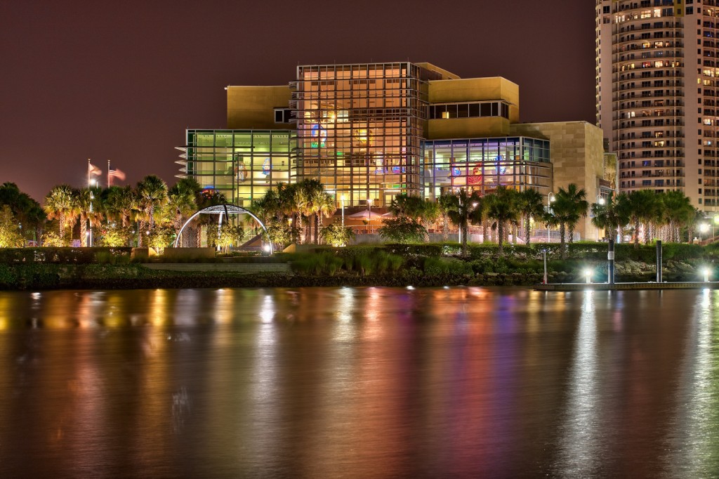 Tampa Bay History Center at Night