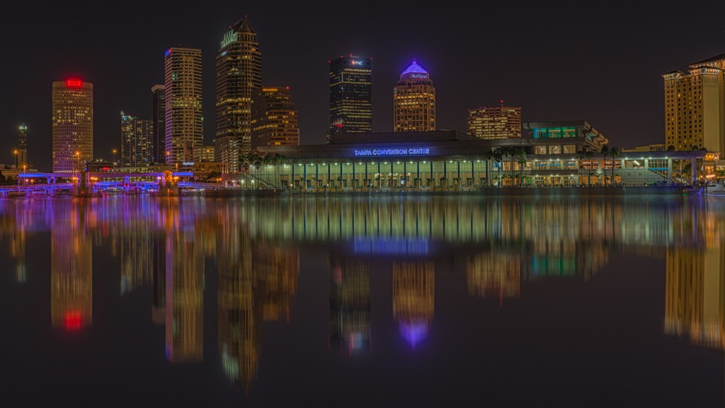 Tampa Skyline Medium Reflection Composite, Tampa, Florida
