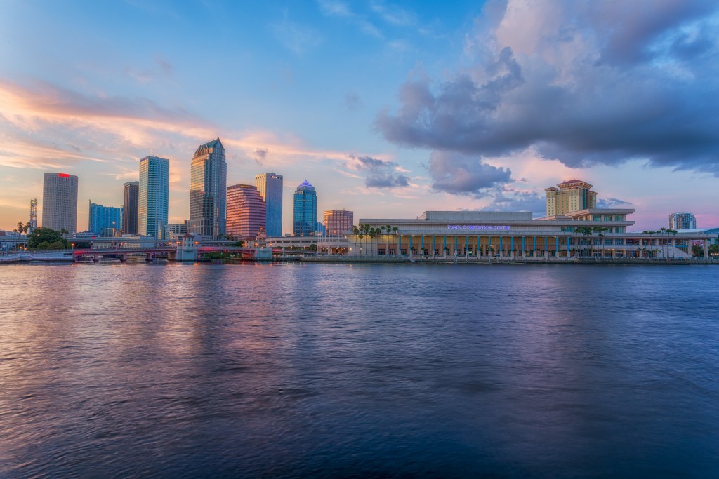 Tampa Skyline and Convention Center, Tampa, Florida