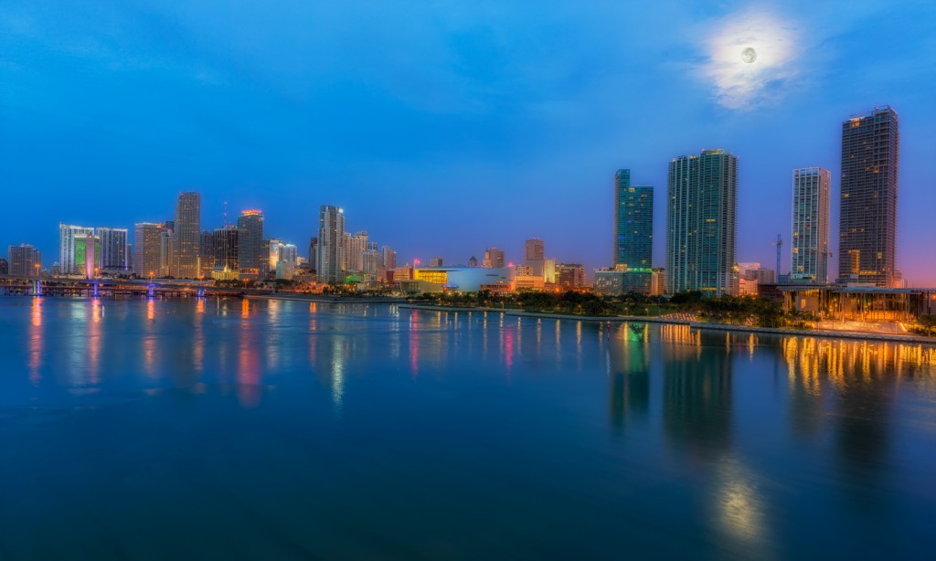 Blue Moon Over Miami, Miami, Florida