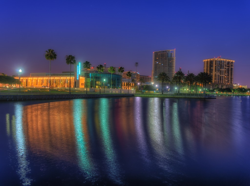 Duke Energy Center for the Arts and Reflection at Dawn, St Petersburg, Florida