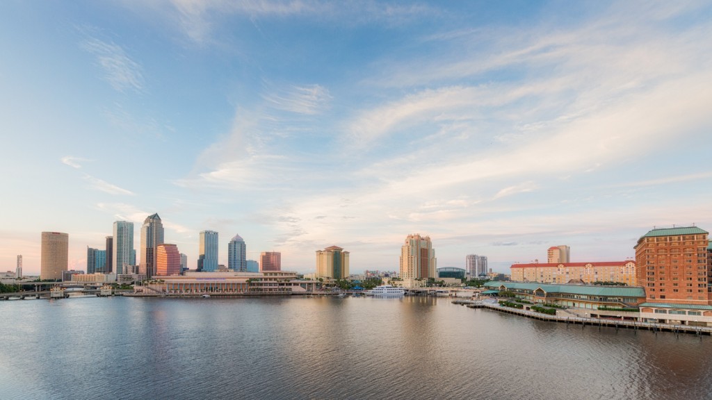 Downtown Tampa to Harbour Island, Tampa, Florida