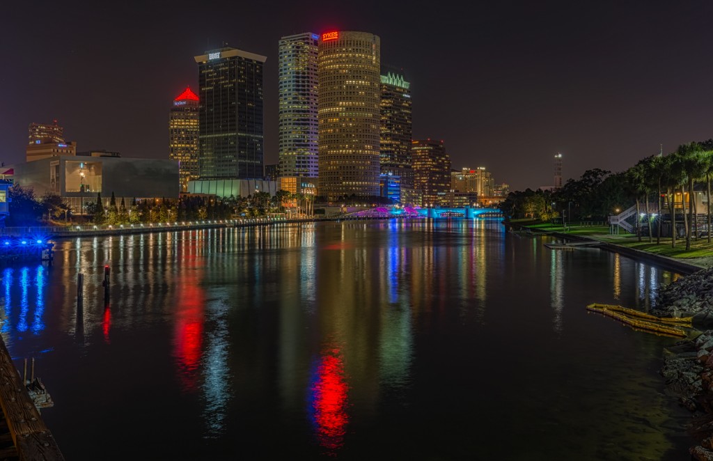 Tampa and the Hillsborough River, Tampa, Florida