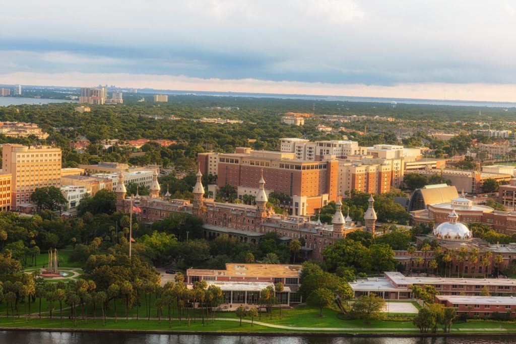 Sunlit University of Tampa, Tampa, Florida
