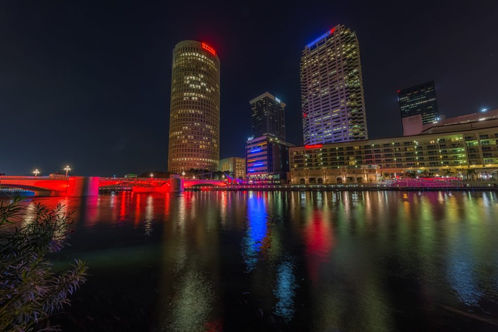 Kennedy over the Tampa Riverwalk, Tampa, Florida