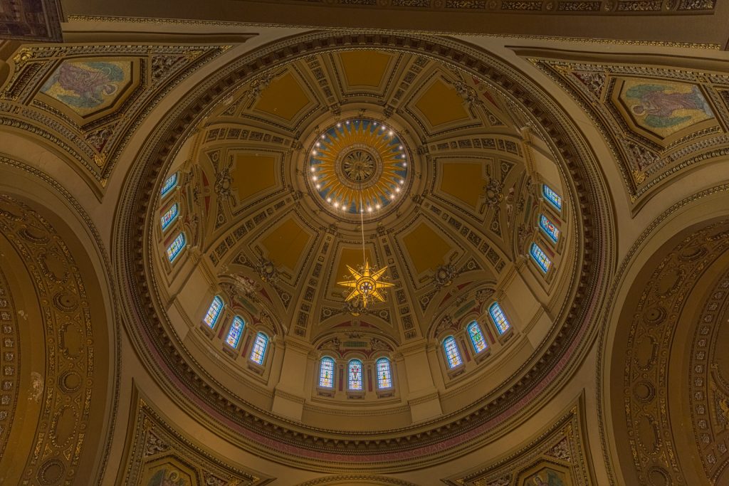 Cathedral of St Paul Dome Interior, St Paul, Minnesota
