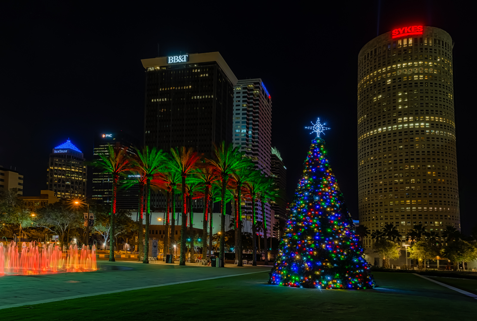 Tampa Christmas Postcard, Tampa, Florida