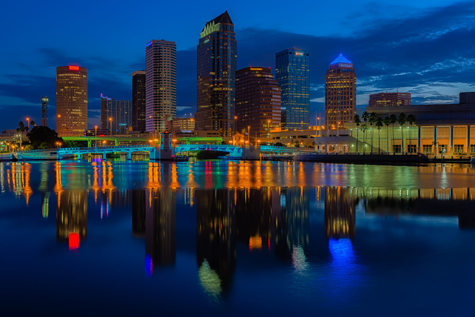 Tampa Classic Reflection - Exposure Blend, Tampa, Florida