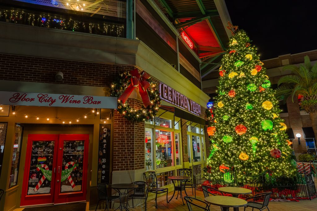 Centro Ybor Christmas Tree, Ybor City, Florida
