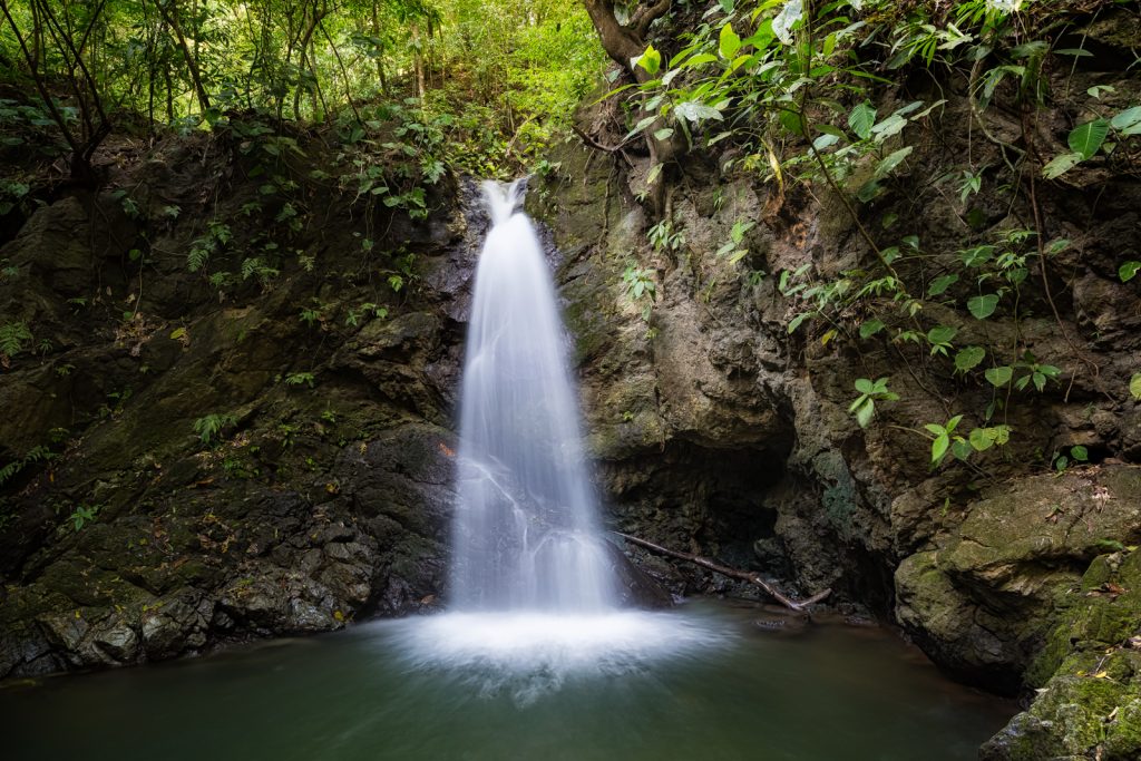 Waterfall near Lapa Rios, Lapa Rios Ecolodge, Osa Peninsula, Costa Rica