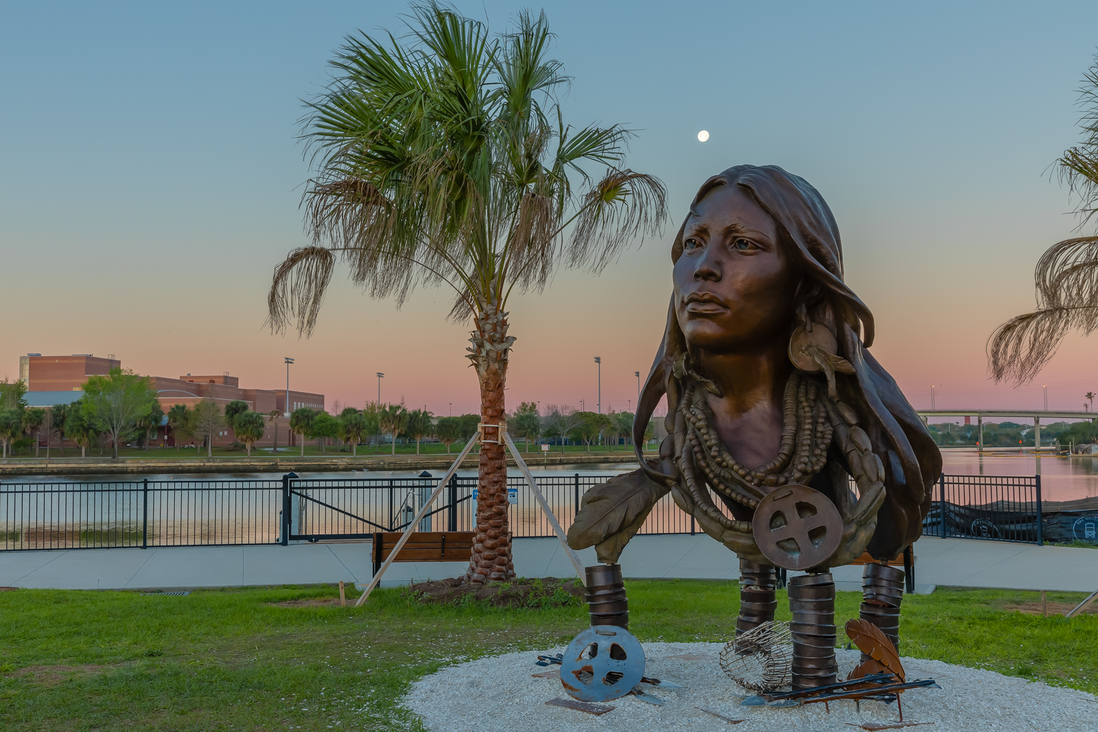 Ulele Bust (Lost Tribes) by Vala Ola, Tampa, Florida