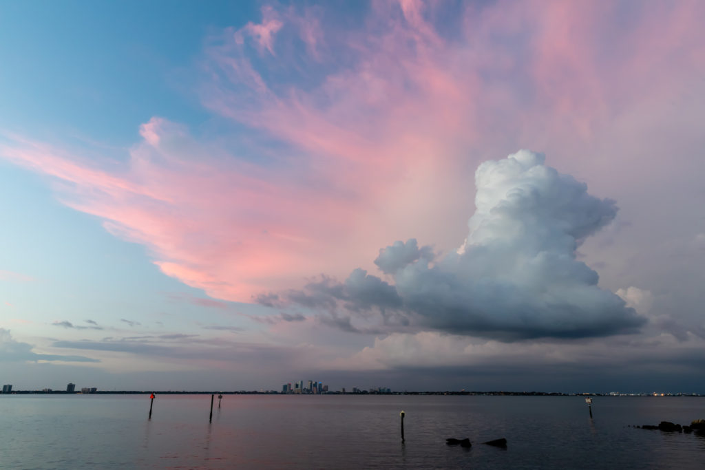 Big Clouds from Ballast Point Park, Tampa, Florida