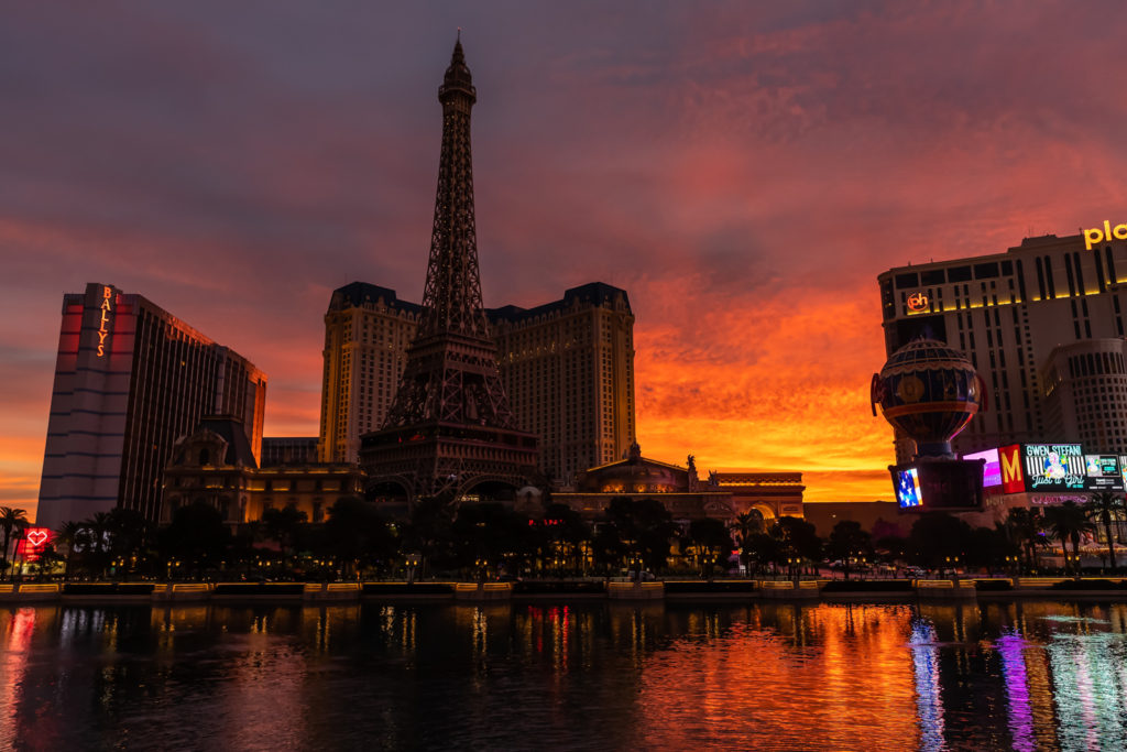 Sunrise over Paris - Las Vegas, Nevada