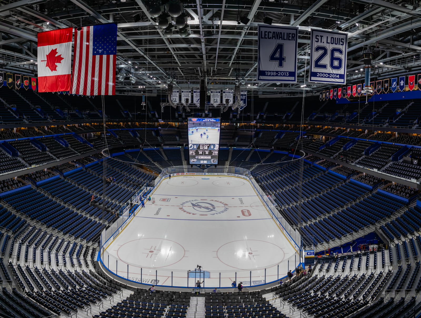 Amalie Arena Behind the Scenes Tour Matthew Paulson Photography