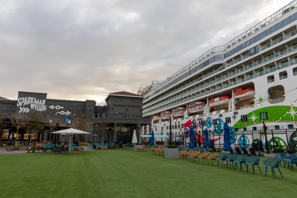 Sparkman Wharf and Cruise Ship