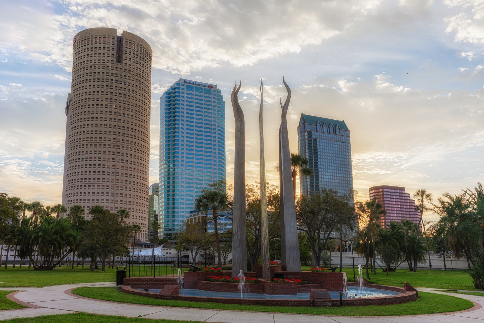 Sticks of Fire Sculpture and Tampa