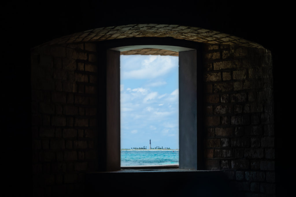 Loggerhead Key Lighthouse Framed, Dry Tortugas National Park