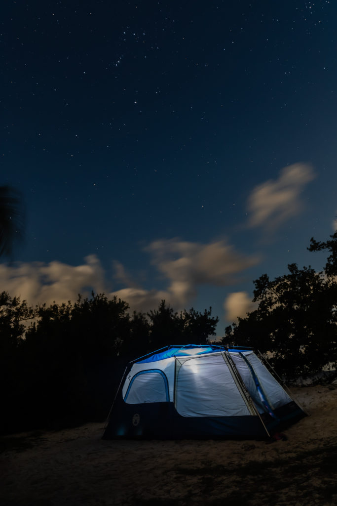 Stars over our Tent, Dry Tortugas National Park