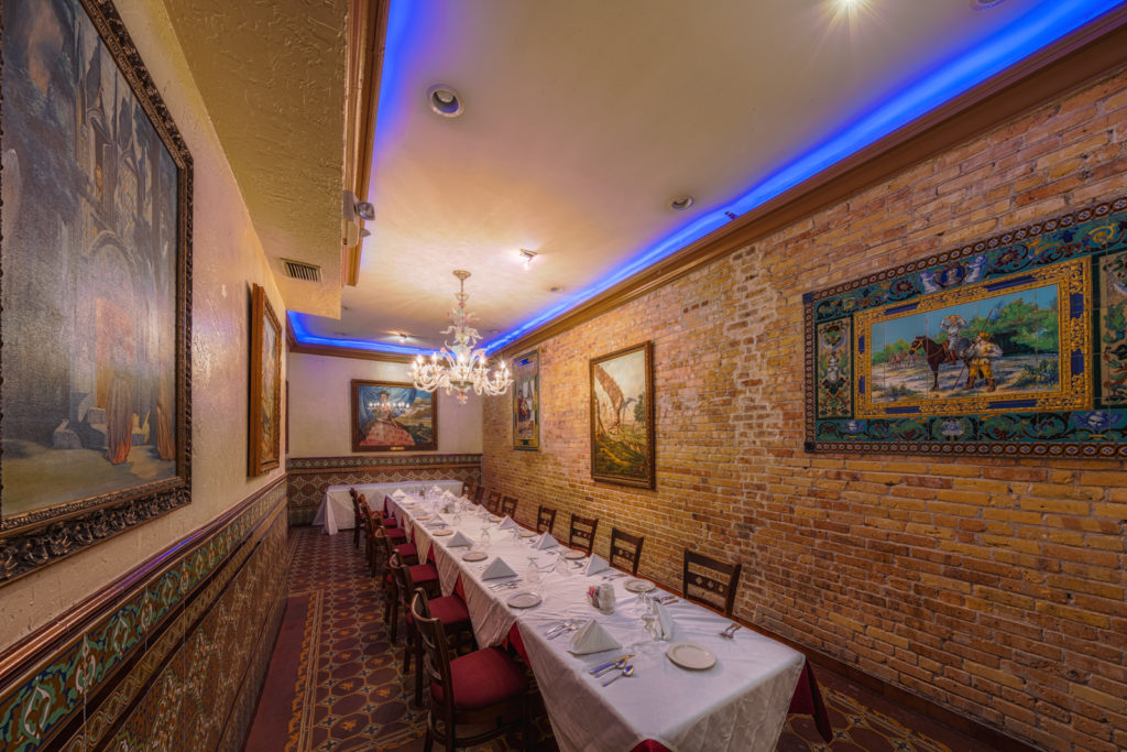 Small Chandelier Room ,Columbia Restaurant, Ybor City, Florida