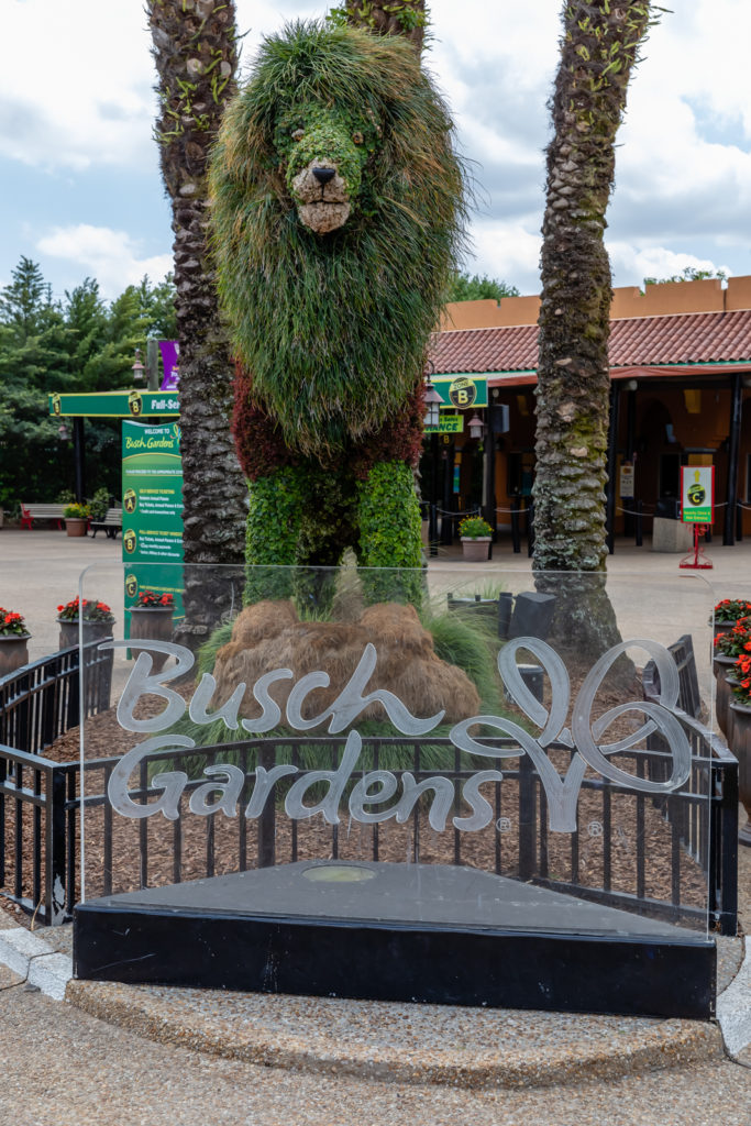 Entrance Sign, Busch Gardens, Tampa, Florida