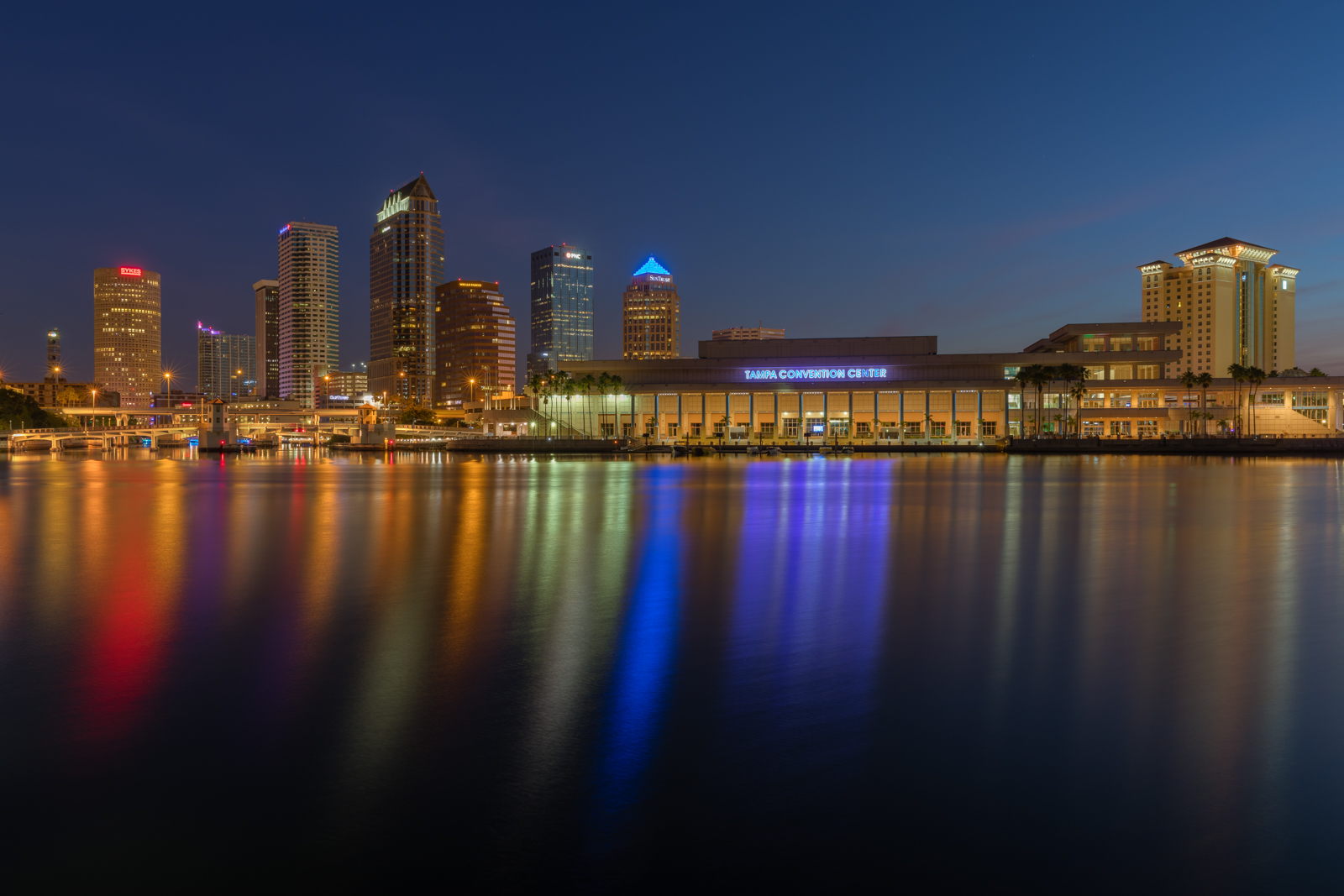 Tampa Blue Hour Wide