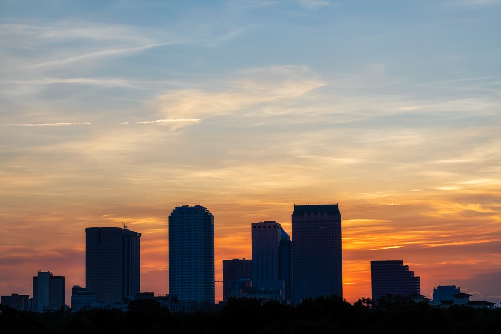 Tampa Skyline Sunrise