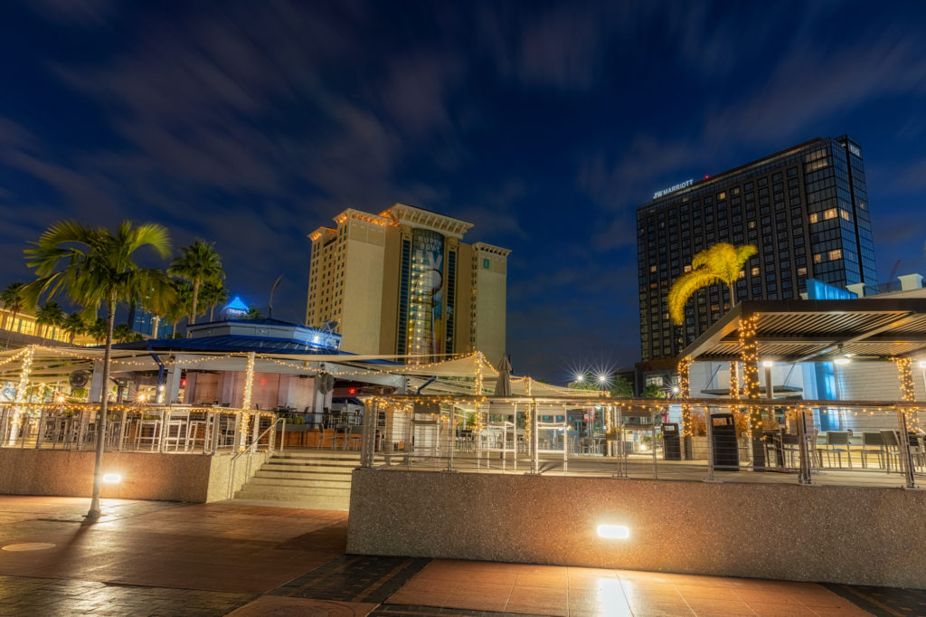 Sail Pavilion and Embassy Suites and JW Marriott Tampa