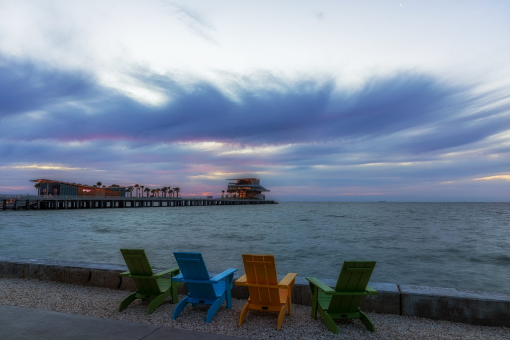 Sunrise Seating for the St Pete Pier