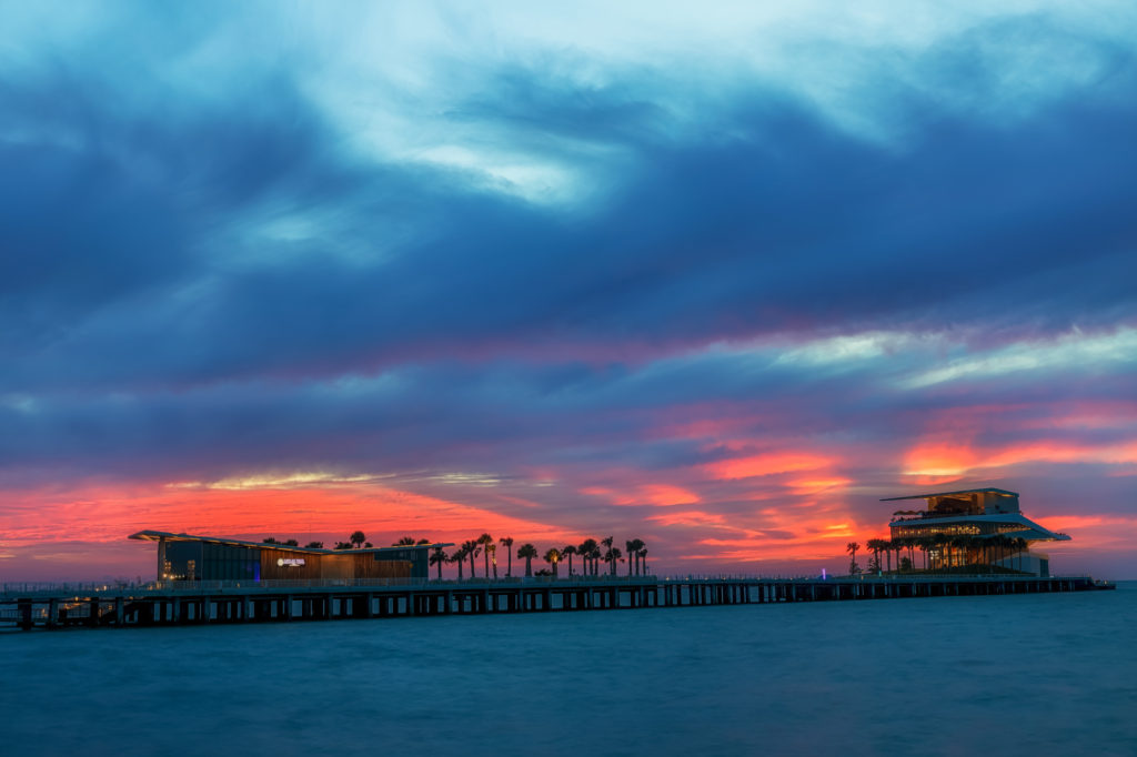 Sunrise Skies over the St Pete Pier
