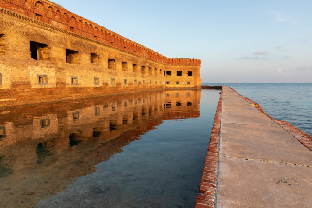 Fort Jefferson Reflected at Sunrise