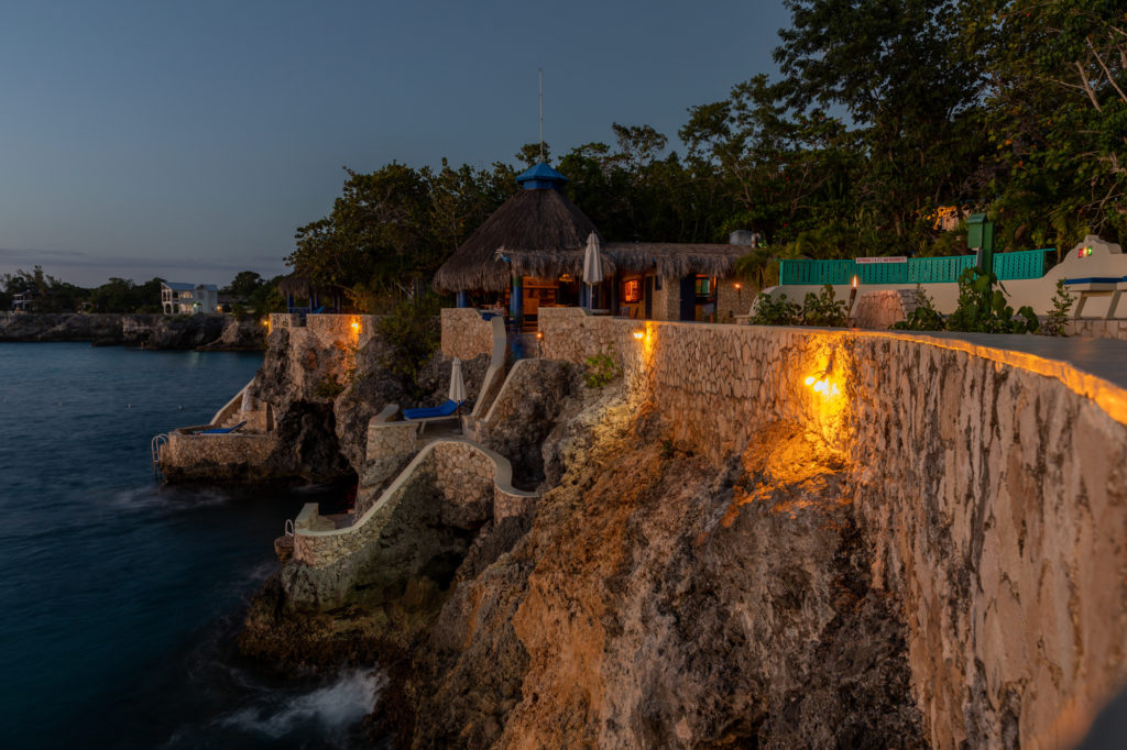 The Caves Hotel at Night