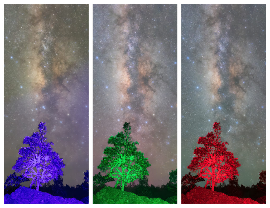 Milky Way Triptych