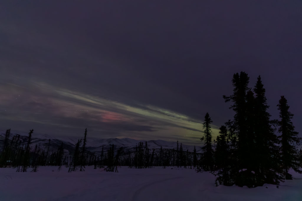 Northern Lights from Mountain (1)